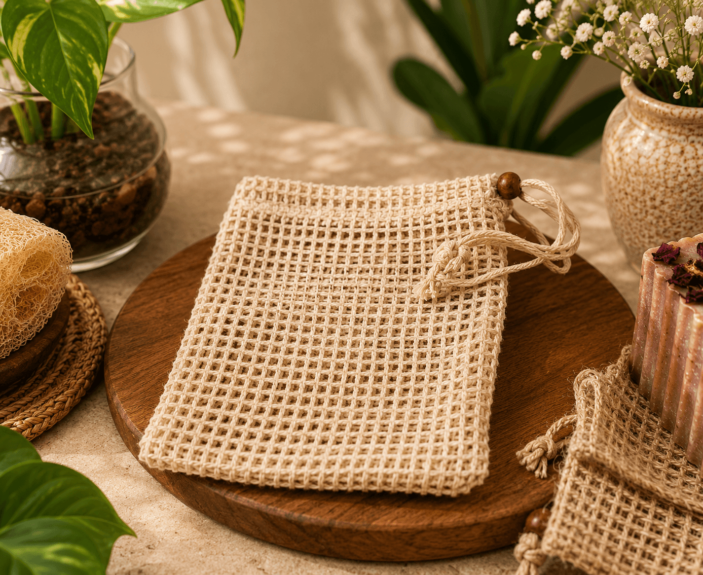 Cotton Mesh Bag